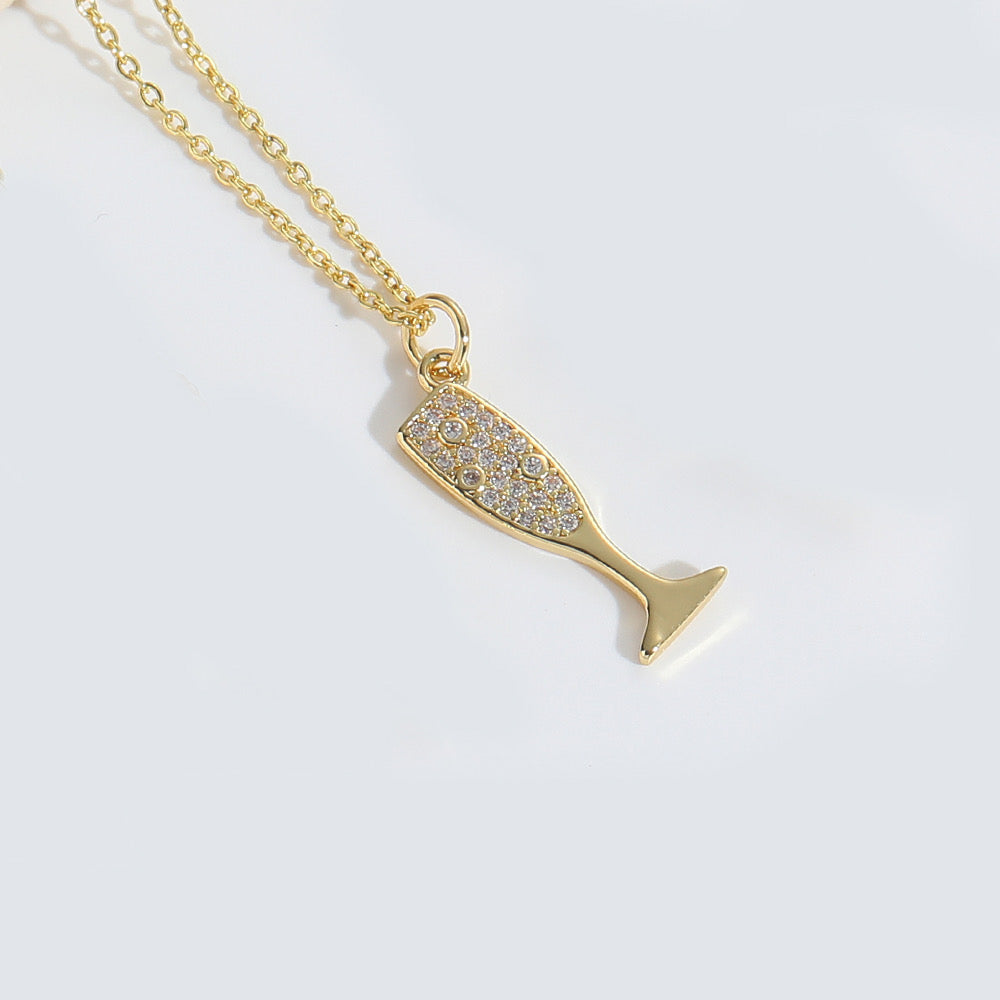 Champagne Necklace