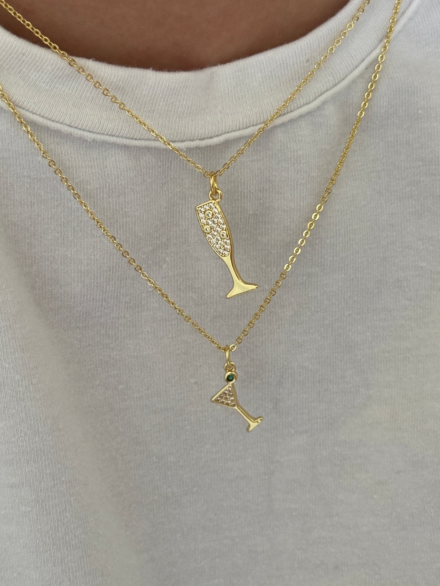 Martini Necklace