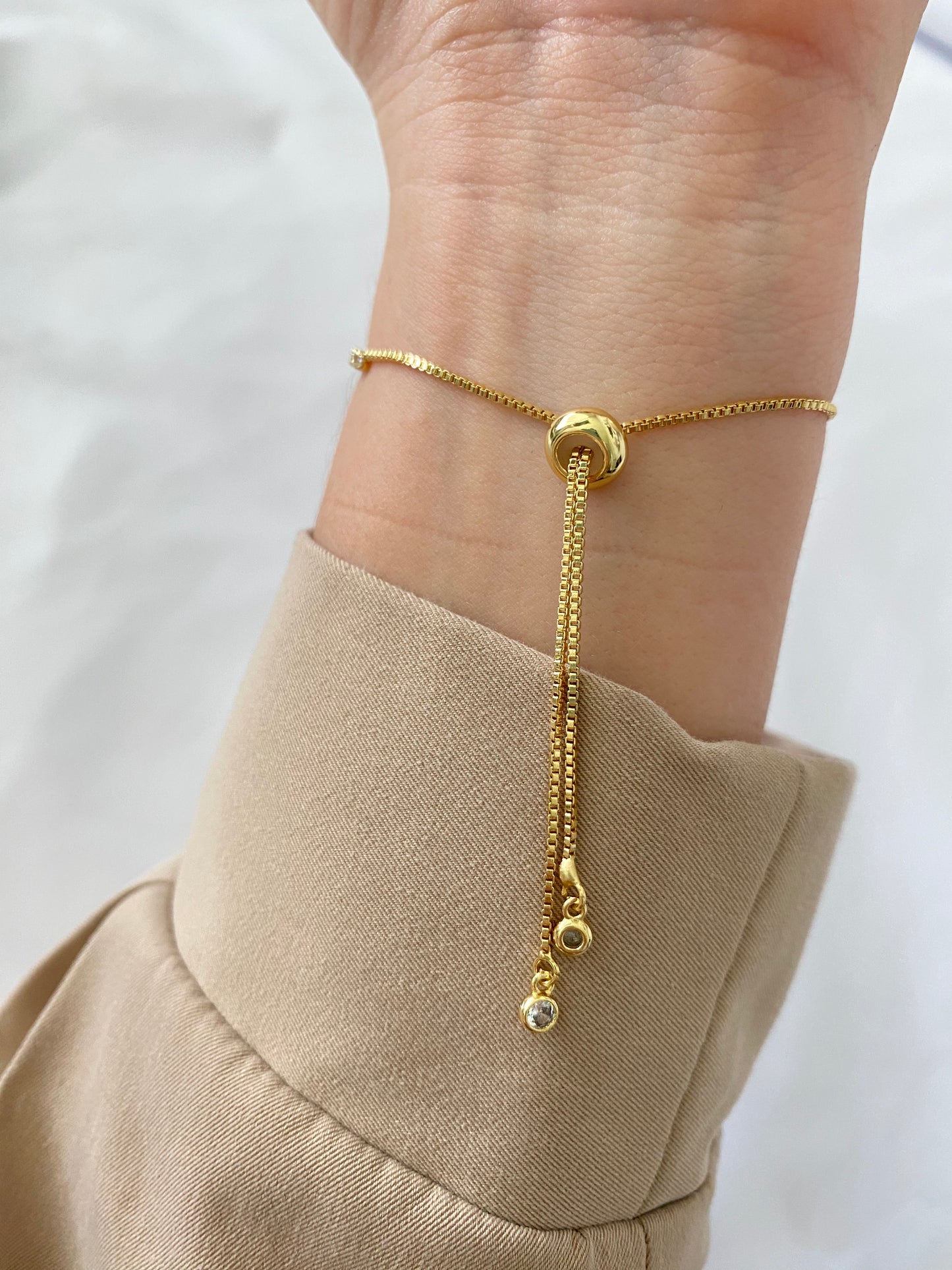 Gold Cross Bracelet