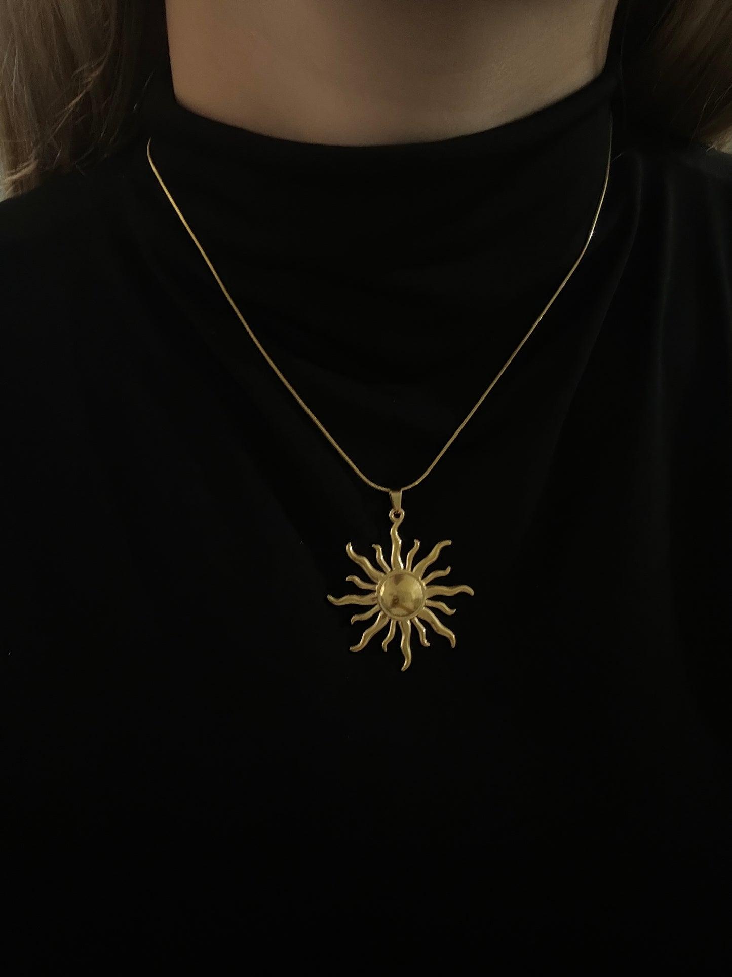 Elegant Sun Necklace